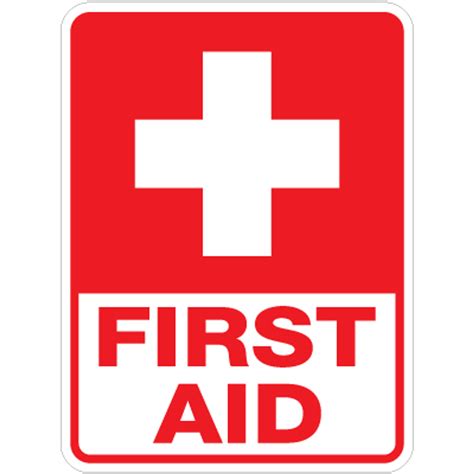 First Aid Signage Printable